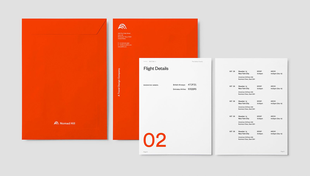 Nomad Hill 旅游定制公司企業vi設計-上海VI設計公司