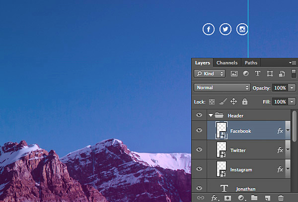 網站設計教程-如何在Photoshop中設計一個簡單的網頁-上海網站設計公司