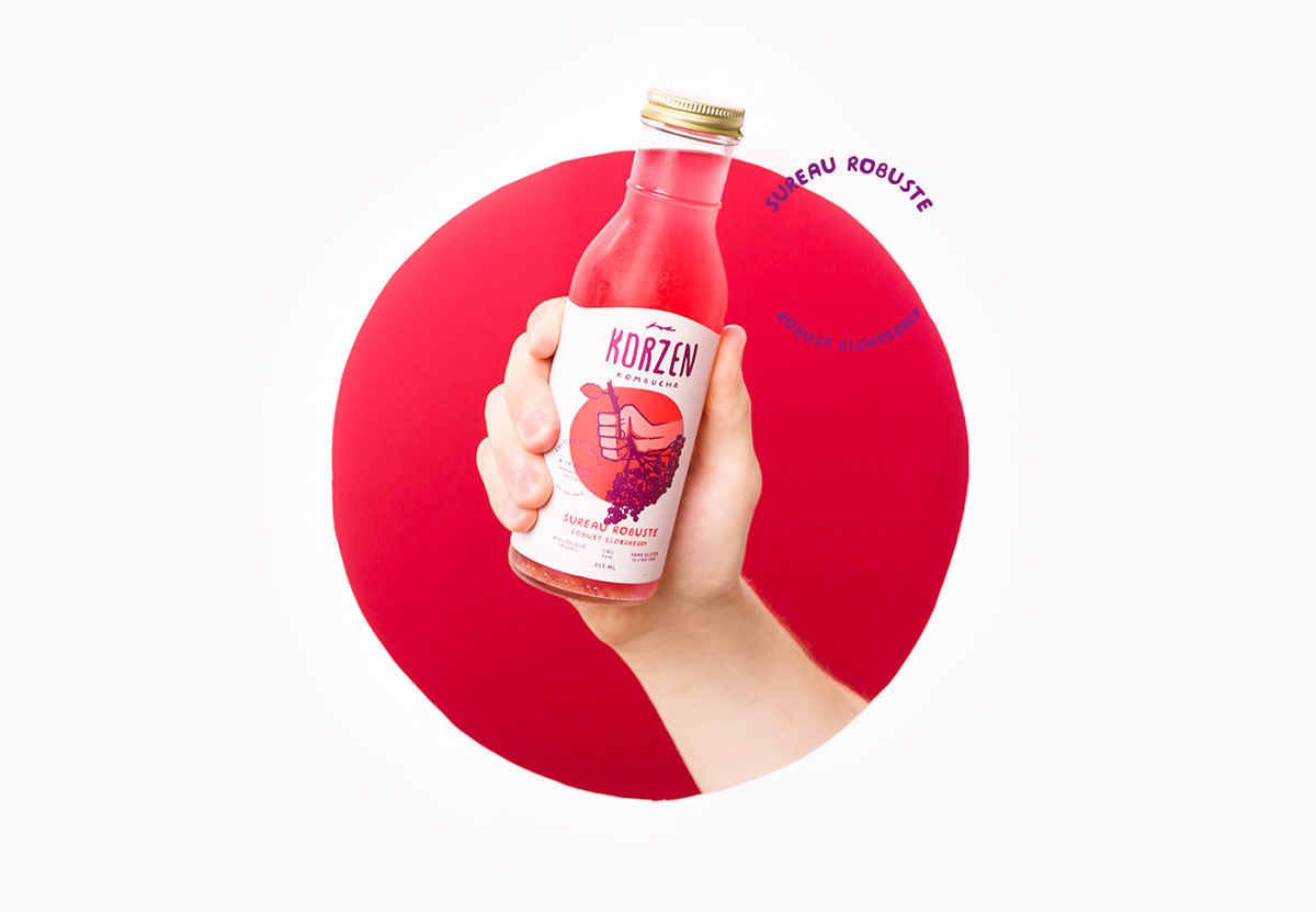 Korzen 健康果汁包裝設(shè)計(jì)插畫設(shè)計(jì)欣賞-上海包裝設(shè)計(jì)公司