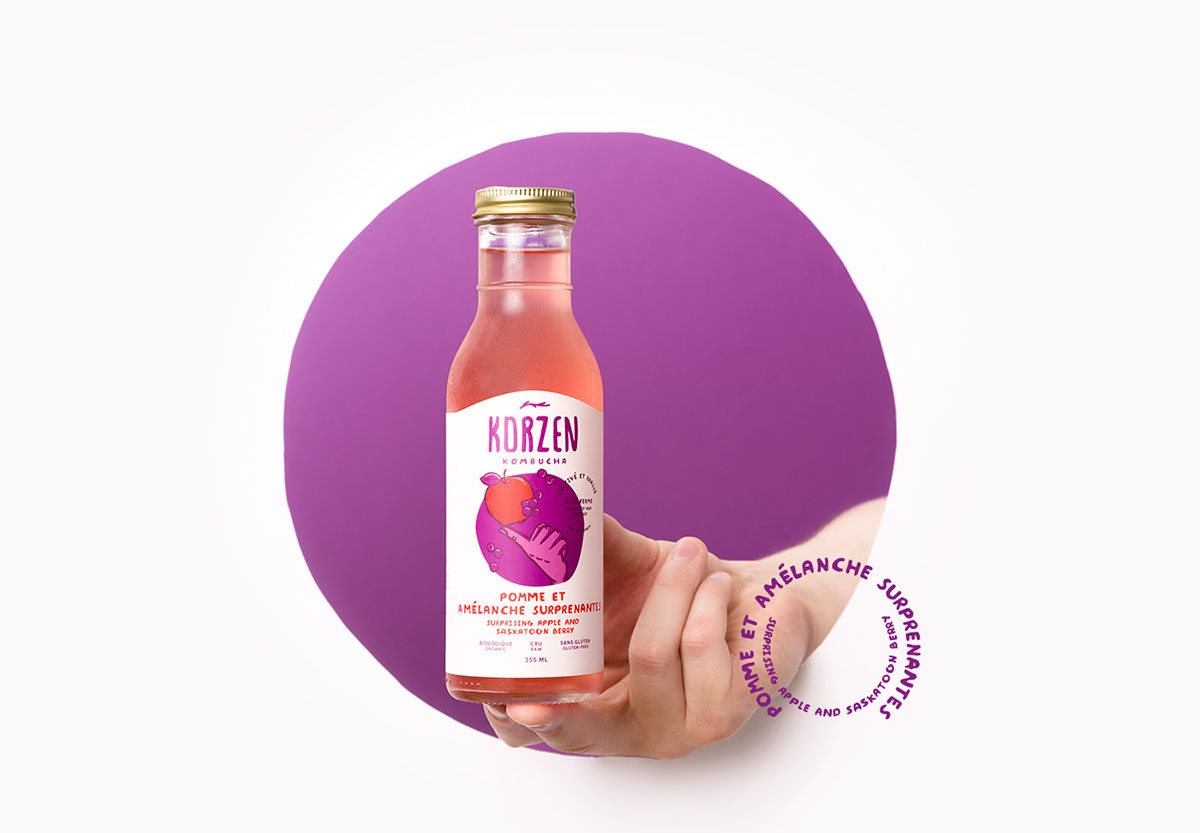 Korzen 健康果汁包裝設(shè)計(jì)插畫設(shè)計(jì)欣賞-上海包裝設(shè)計(jì)公司