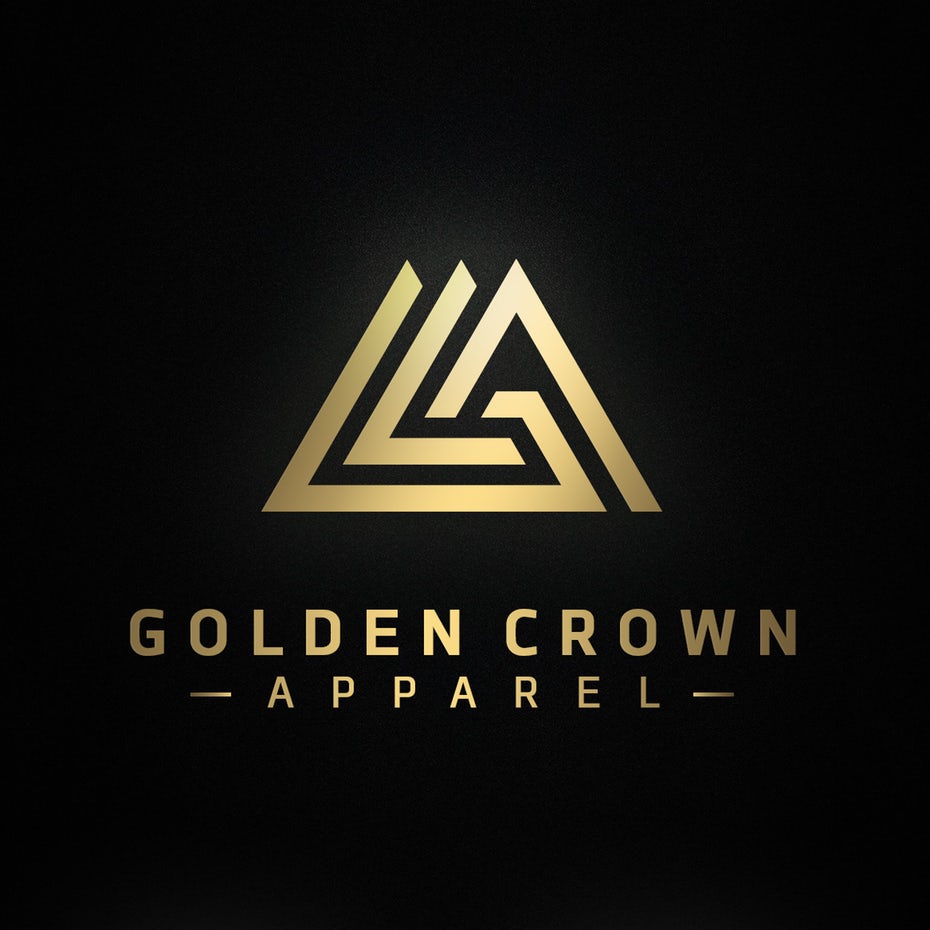 復雜幾何風三角形logo設計-上海logo設計公司