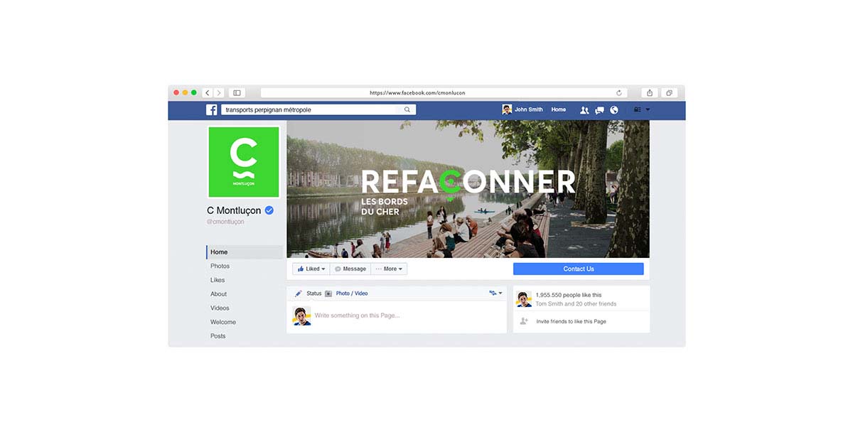 法國城市河道開發項目音符符號品牌形象VI設計logo設計
