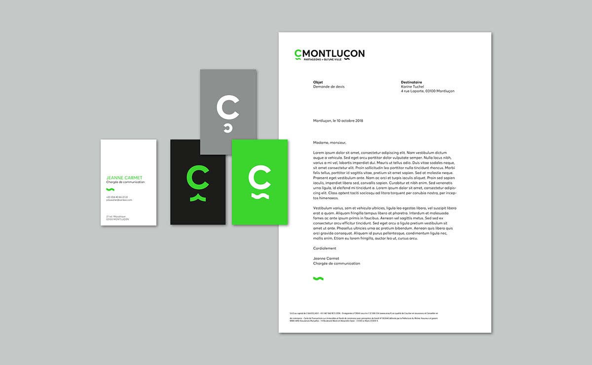 法國城市河道開發項目音符符號品牌形象VI設計logo設計