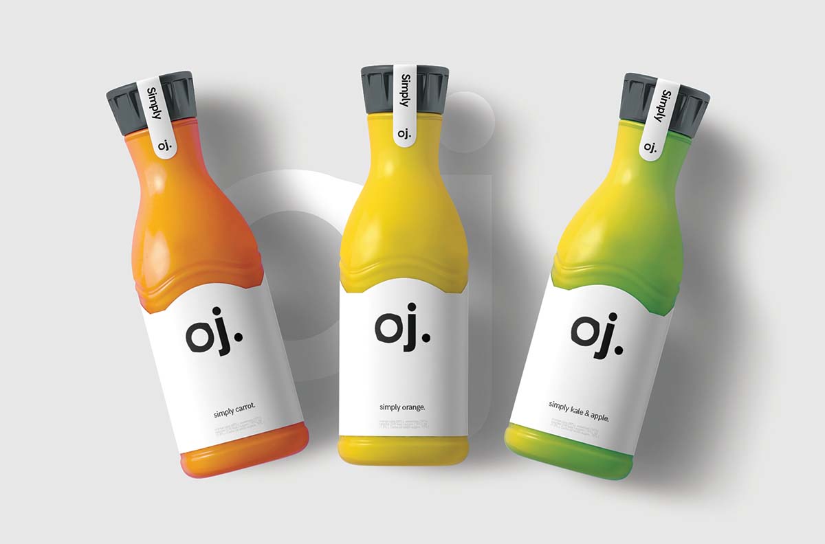 Oj. - Branding Concept飲料品牌設計包裝設計賞析