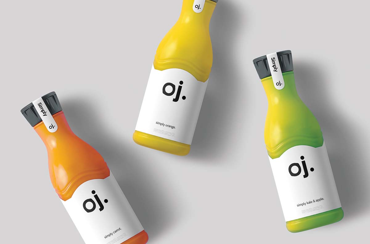 Oj. - Branding Concept飲料品牌設計包裝設計賞析