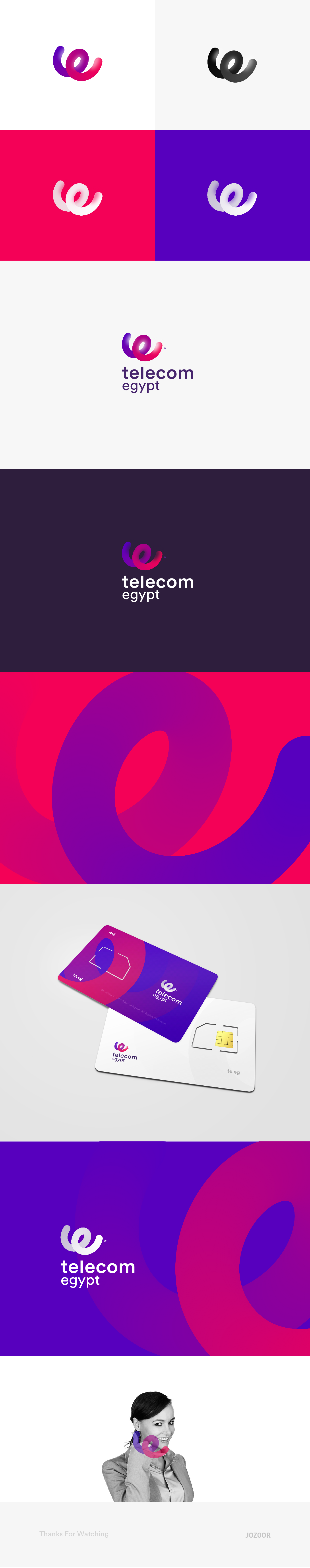 埃及電信品牌視覺形象設(shè)計-logo設(shè)計-VI設(shè)計