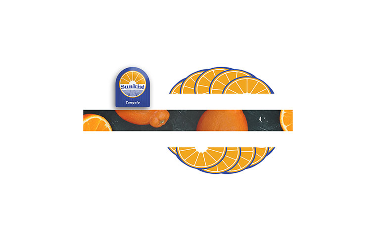 Sunkist 水果品牌logo設計VI設計-上海logo設計VI設計公司