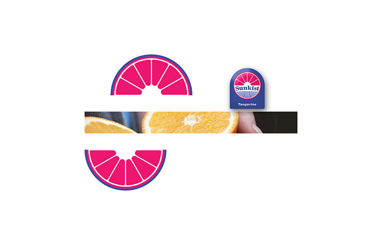 Sunkist 水果品牌logo設計VI設計-上海logo設計VI設計公司