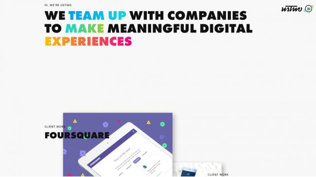 2017年倫敦7家最佳網站設計-ustwo 全球數字工作室網站-上海網站策劃設計公司