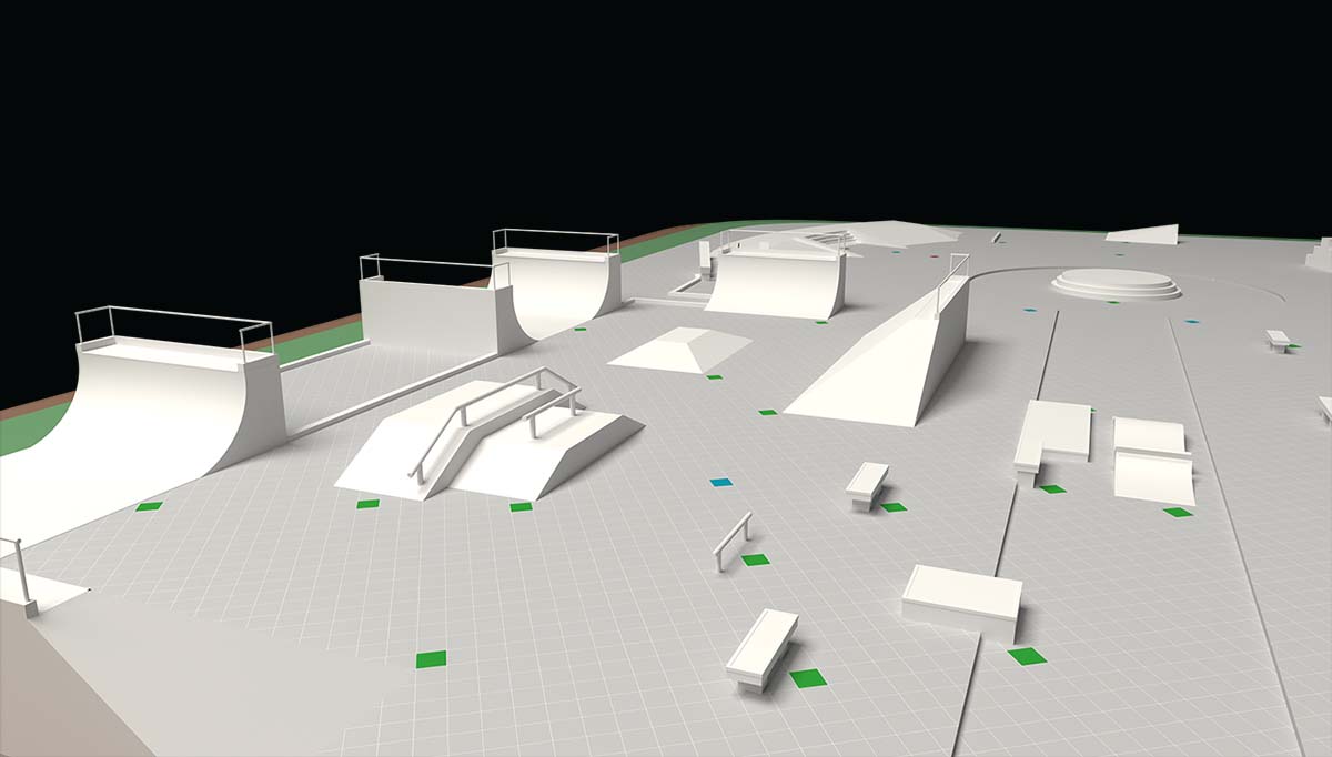 IAPI滑板主題公園導視系統設計-上海導視設計公司