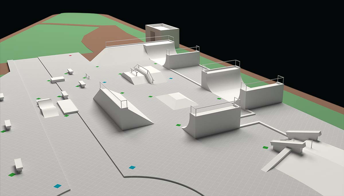 IAPI滑板主題公園導視系統設計-上海導視設計公司