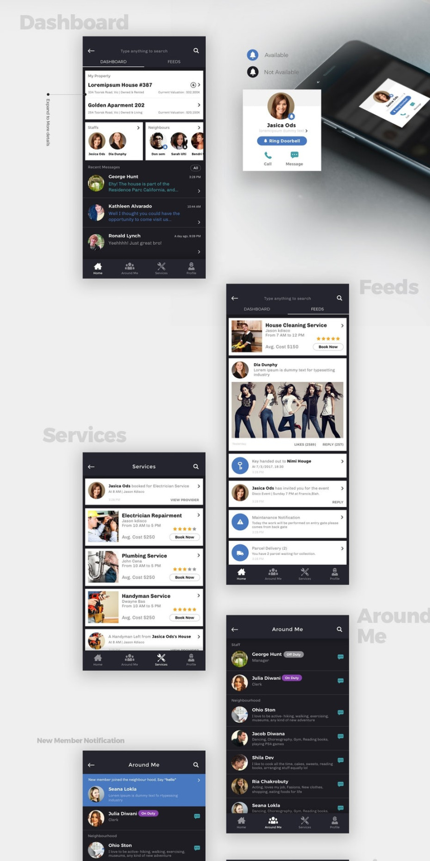 社交媒體軟件品牌的手機應用程序APP設計