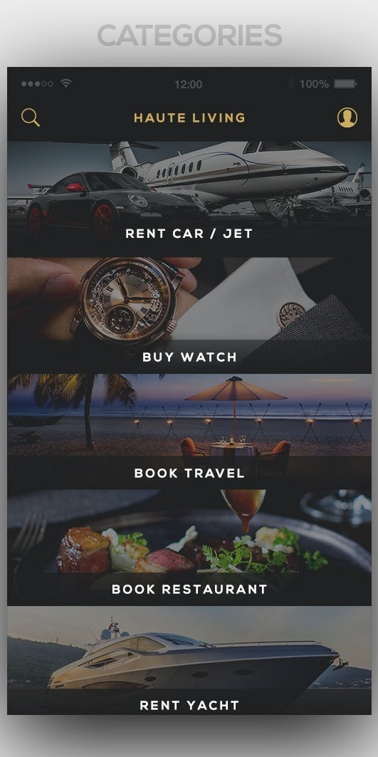 豪華手機app設計