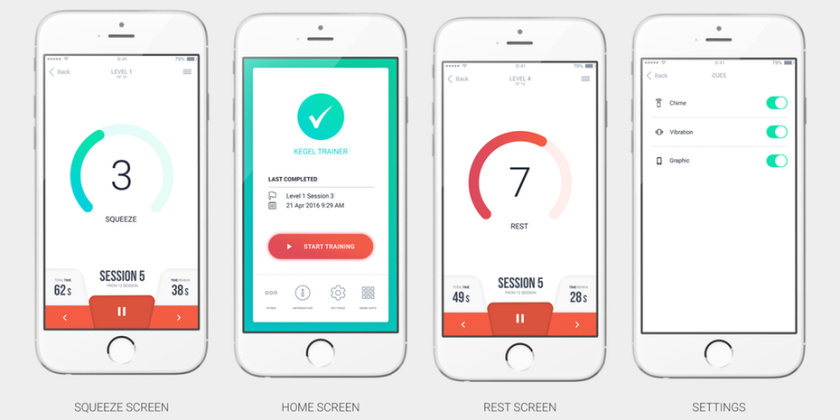 用于健康，鍛煉和培訓的應用程序手機APP設計