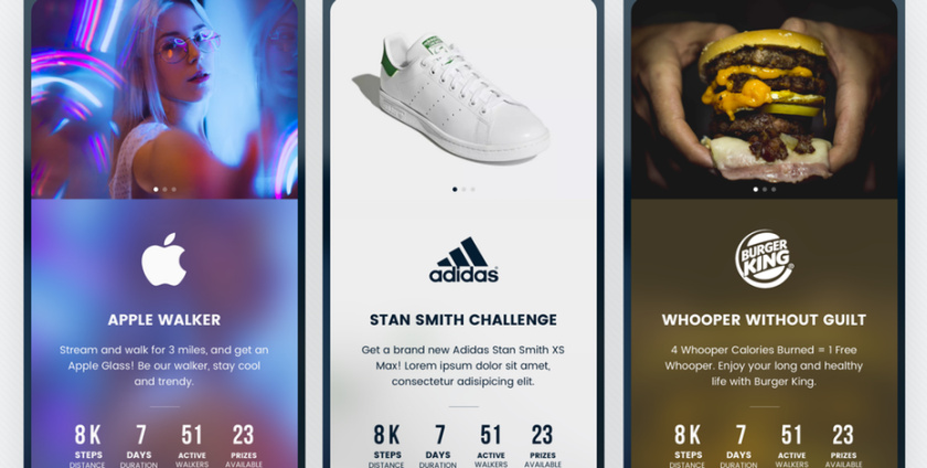 用于健康，鍛煉和培訓的應用程序手機APP設計