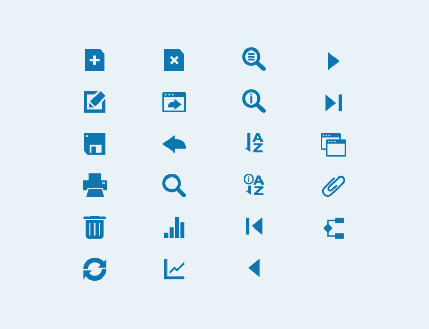 通用的圖標設計-網頁設計、網站開發、用戶界面和用戶體驗