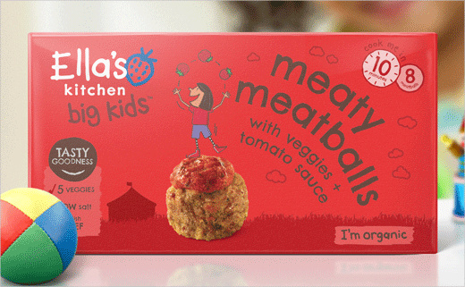 Ella''s Kitchen兒童冷凍食品系列新品logo設計包裝設計