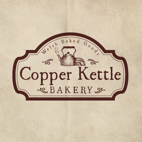 復古單色徽標logo設計-銅水壺面包店logo設計