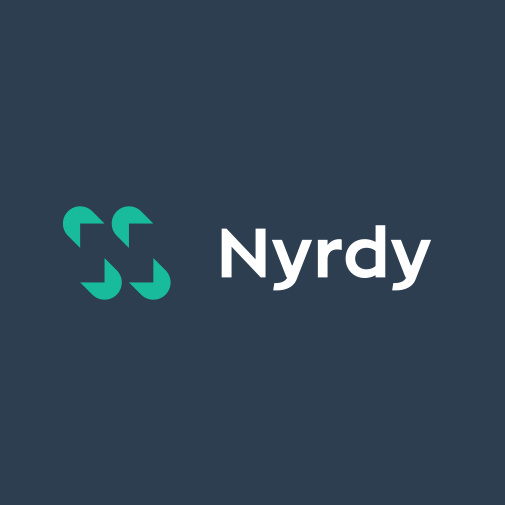 現代風格單色徽標logo設計-Nyrdy標志設計