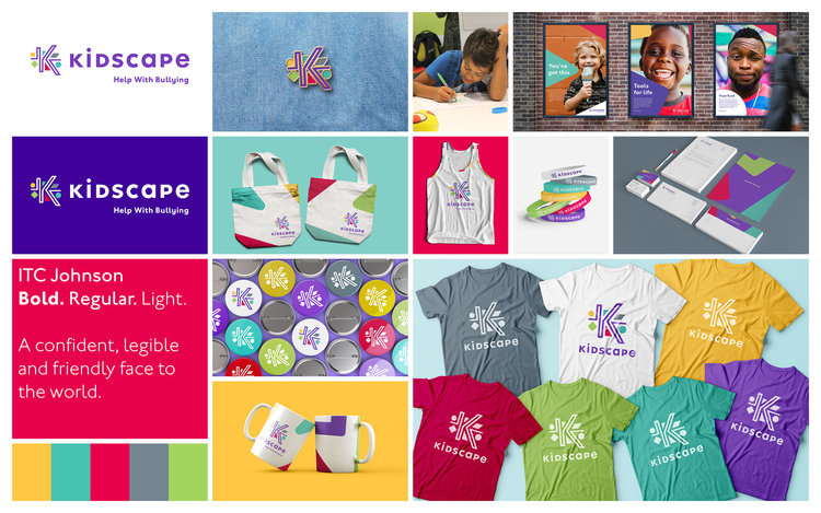 Kidscape社會教育機構品牌logo設計vi設計