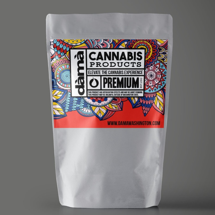 Dama Cannabis的大麻標志設計
