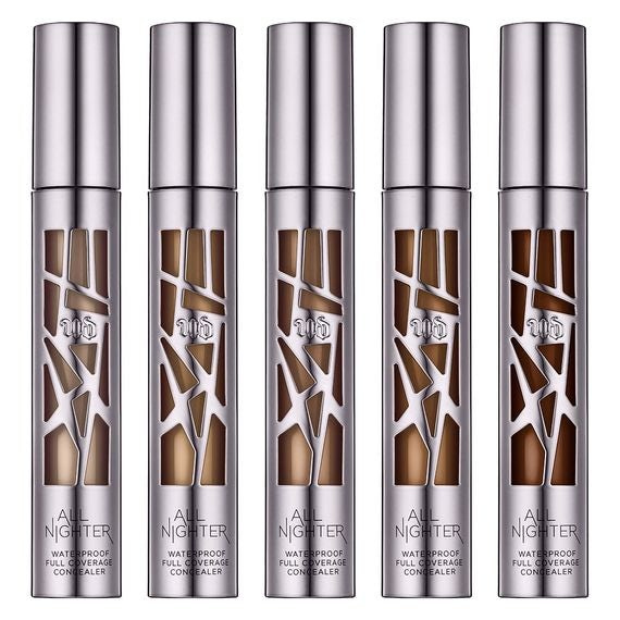 Urban Decay All-Nighter Foundation化妝品包裝字體設計