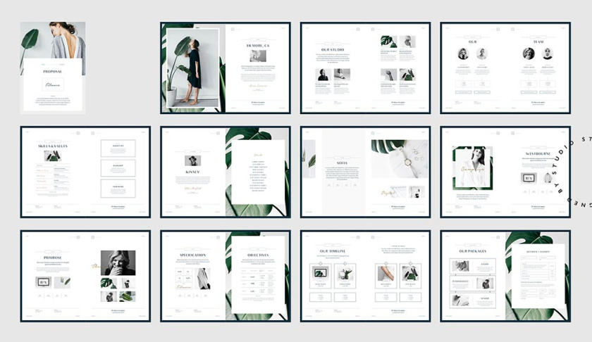 Filmore Fashion Proposal美麗的宣傳冊(cè)設(shè)計(jì)2019年靈感