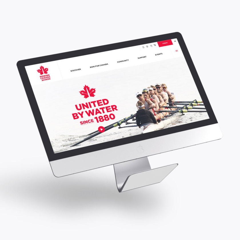 加拿大劃船體育運(yùn)動(dòng)機(jī)構(gòu)新標(biāo)志設(shè)計(jì)”楓葉+皮劃艇“