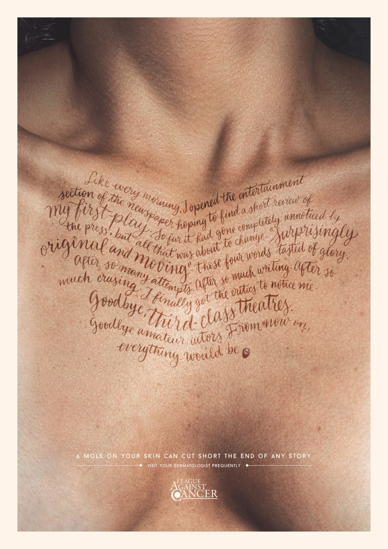 Y＆R廣告公司為聯盟預防癌癥設計的平面創意廣告賞析-上海廣告策劃公司