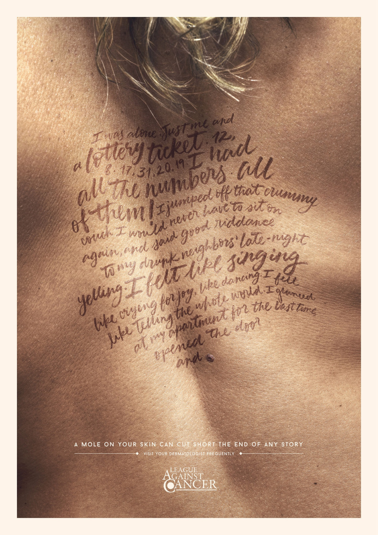 Y＆R廣告公司為聯盟預防癌癥設計的平面創意廣告賞析-上海廣告策劃公司