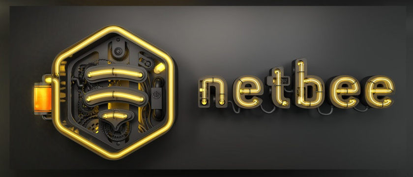 3D設計-netbee標志設計