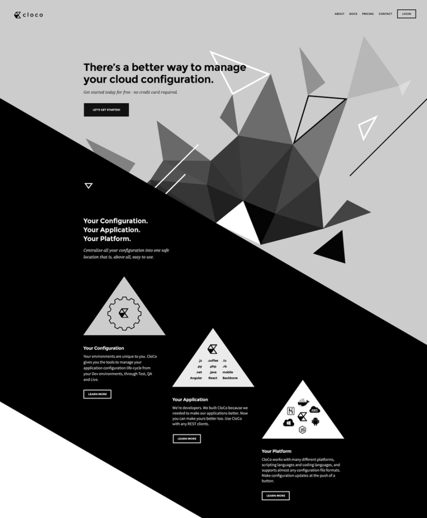 不對稱布局設計-解構的網頁設計