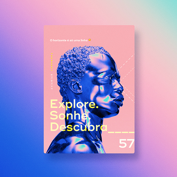 雙色調和漸變色設計-海報設計