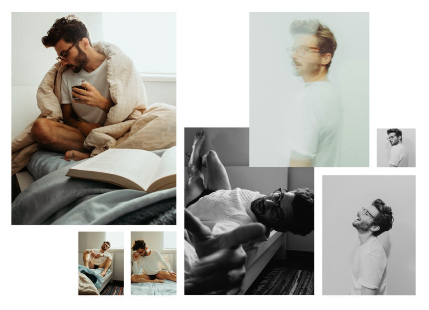 溫暖和不喜形于色的照片調色板-穆迪時裝拍攝