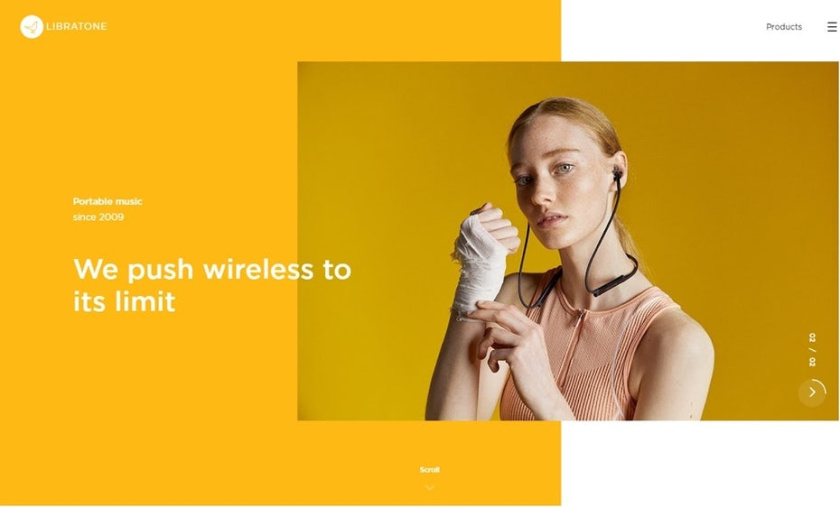 最小的無(wú)襯線字體-Libratone網(wǎng)頁(yè)設(shè)計(jì)，一個(gè)干凈但功能強(qiáng)大的網(wǎng)站的杰出范例