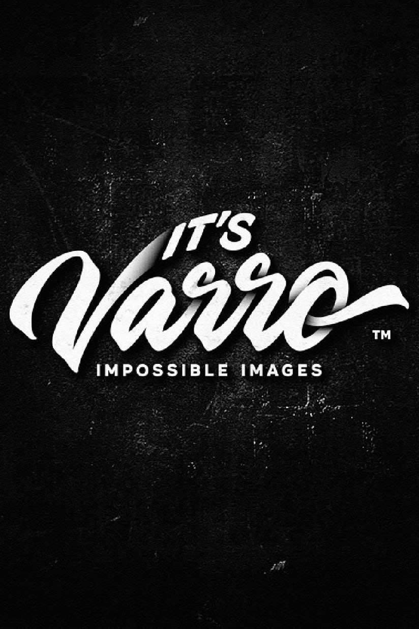 獨(dú)特的手工刻字-它的Varro Impossible Images標(biāo)志設(shè)計(jì)