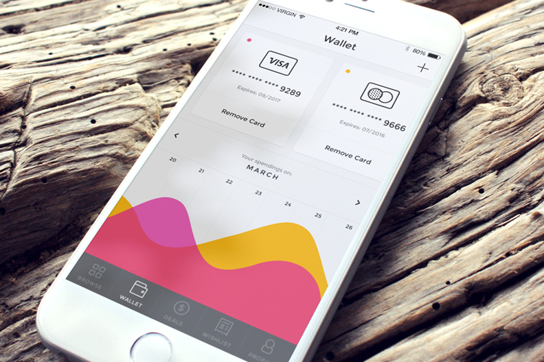 Ionut Zamfir錢包屏APP設(shè)計