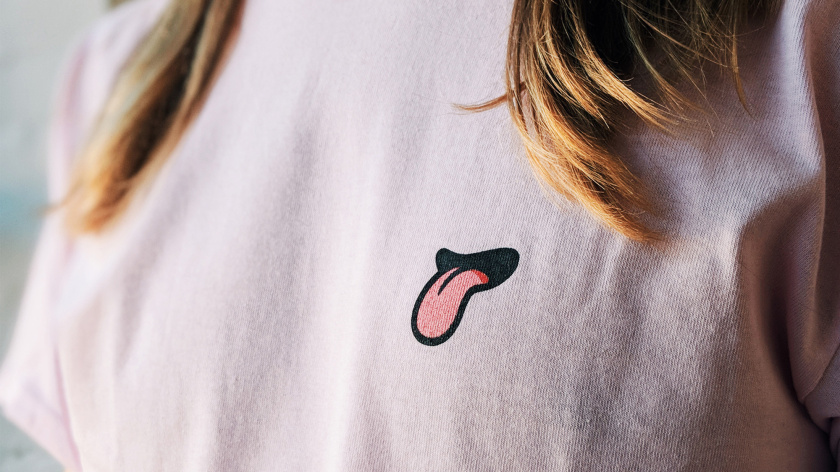 Taster外賣餐飲品牌vi形象設(shè)計(jì)，一個(gè)大膽熱情的舌頭圖案