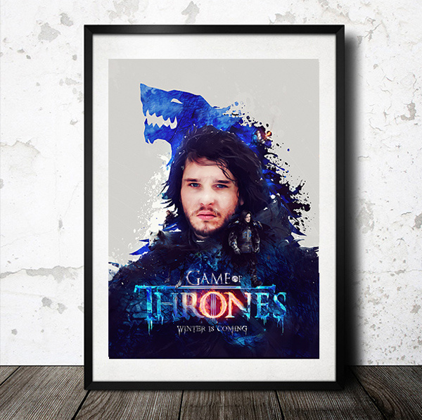 權利游戲“聽到我咆哮”的海報設計-上海廣告設計公司