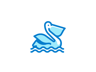 藍色海鷗logo設計