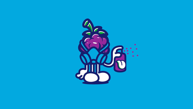 動漫插畫風格Ugly蘇打水飲料包裝設計，不僅僅是飲料，而是一種生活方式