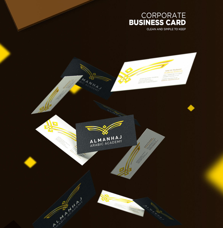 ELMANHAJ 教育學(xué)院品牌老鷹形狀幾何logo設(shè)計VI設(shè)計