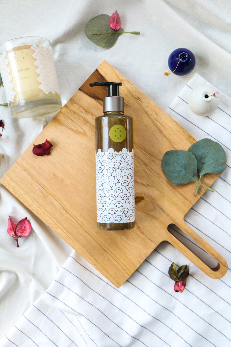 APSU “水紋”插畫沐浴露身體護(hù)理乳液包裝設(shè)計(jì)