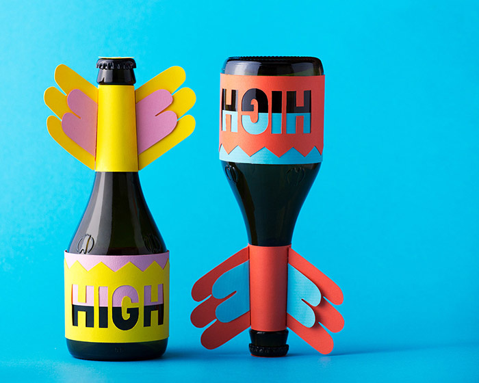 “快樂(lè)啤酒節(jié)”工作坊標(biāo)志設(shè)計(jì)，英語(yǔ)詞匯hug擁抱的擬人化創(chuàng)意呈現(xiàn)