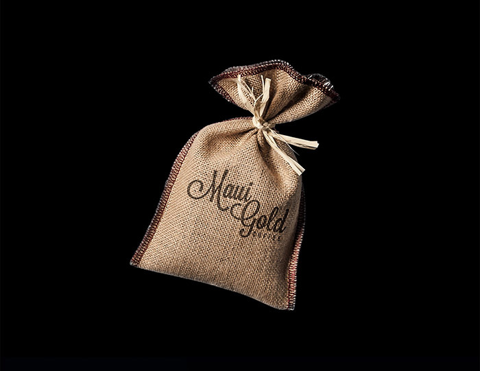 黃金大麻咖啡袋裝及咖啡飲料包裝設(shè)計(jì)，感受夏威夷島嶼文化