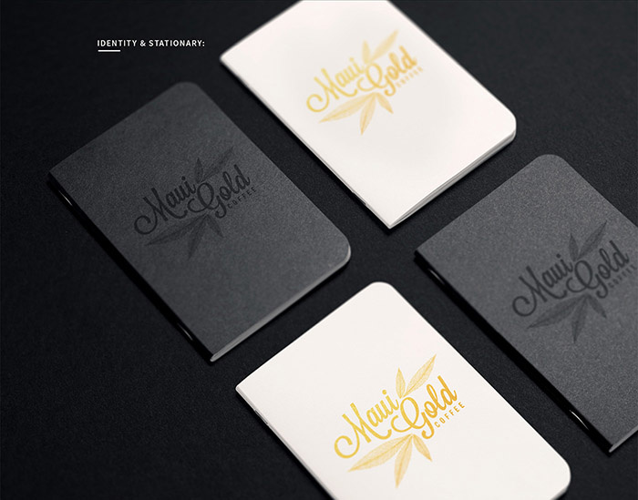 黃金大麻咖啡袋裝及咖啡飲料品牌形象設(shè)計(jì)，感受夏威夷島嶼文化