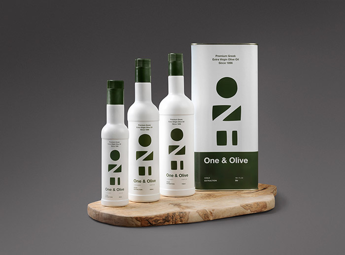 One & Olive 希臘特級初榨橄欖油品牌設計包裝設計-上海包裝設計公司