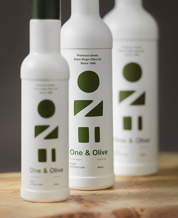 One & Olive 希臘特級初榨橄欖油包裝設計-上海包裝設計公司