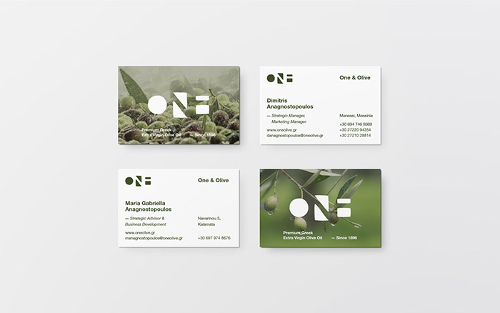 One & Olive 希臘特級初榨橄欖油品牌設計logo設計-上海logo設計公司