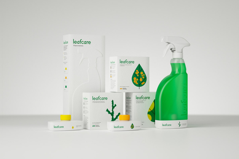 Leafcare 創新植物殺蟲劑及植物保護產品包裝設計“葉子篇”